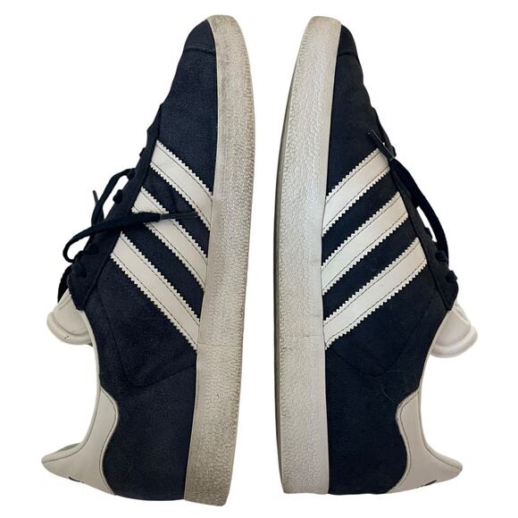 Adidas‎ Gazelle Shoes Originals Navy Blue White Size US Men 9 Women 10 - Picture 9 of 10